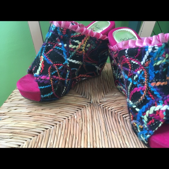 Kayleen Velvet Platforms - Picture 6 of 6